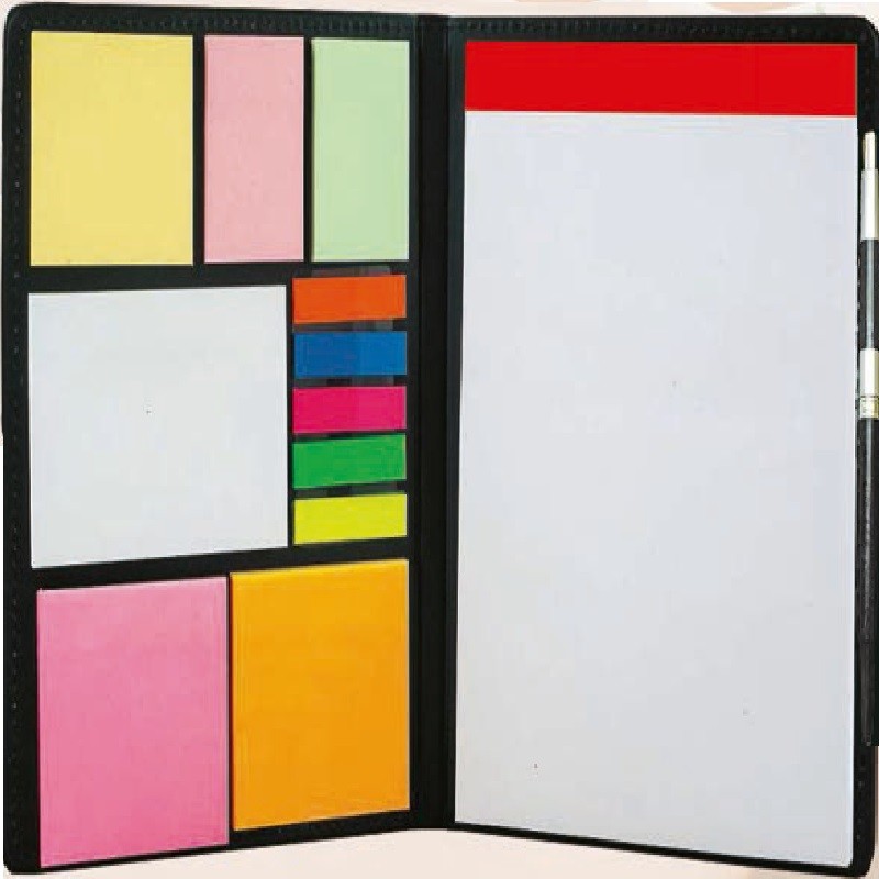 Foam Folder With Sticky Note Pad