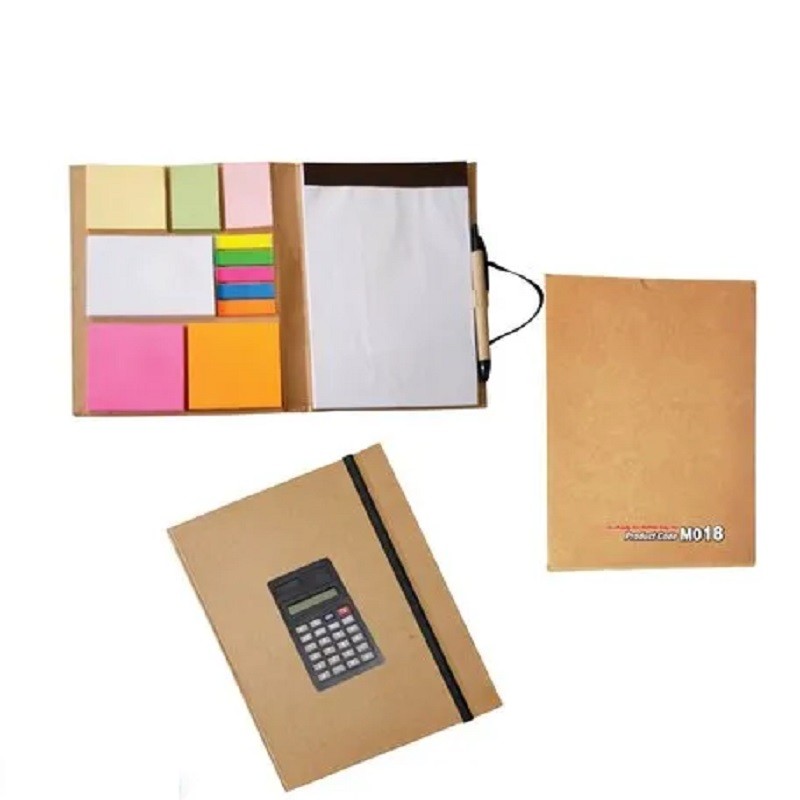 Eco-Friendly Note Pad With Calculator With Sticky Note