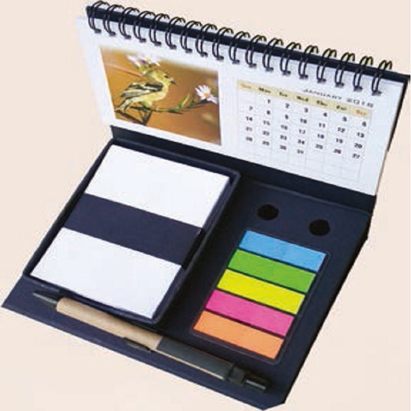 Eco-Friendly Sticky Note  Pad With Calendar