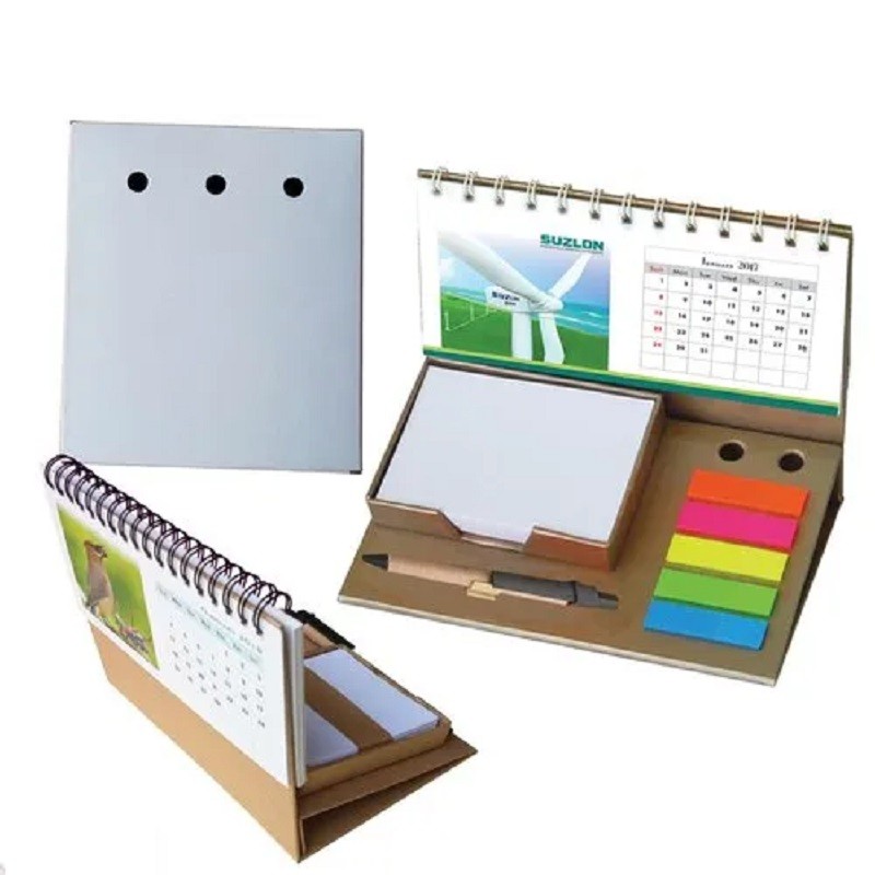 Eco-Friendly Sticky Note  Pad With Calendar