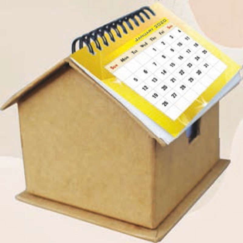 Eco-Friendly House Cube With  Calender
