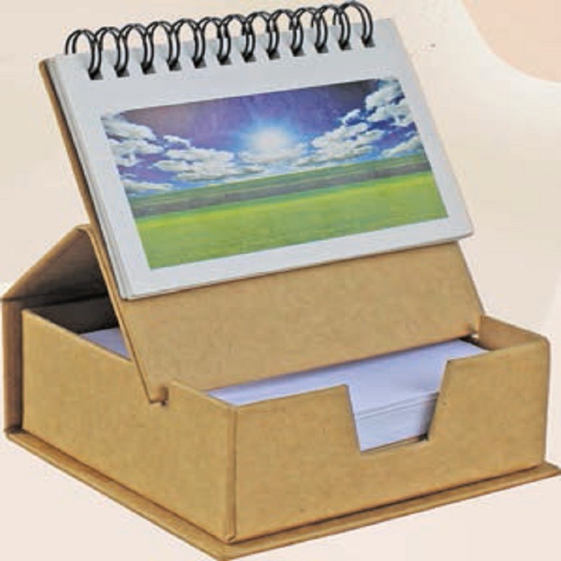 Eco-Friendly Box With Writing Note Pad & Calender