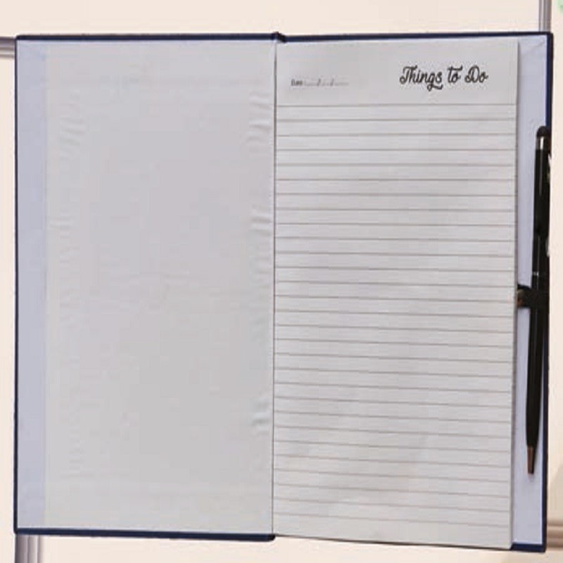 Eco-friendly diary with magnetic cover & Metal pen