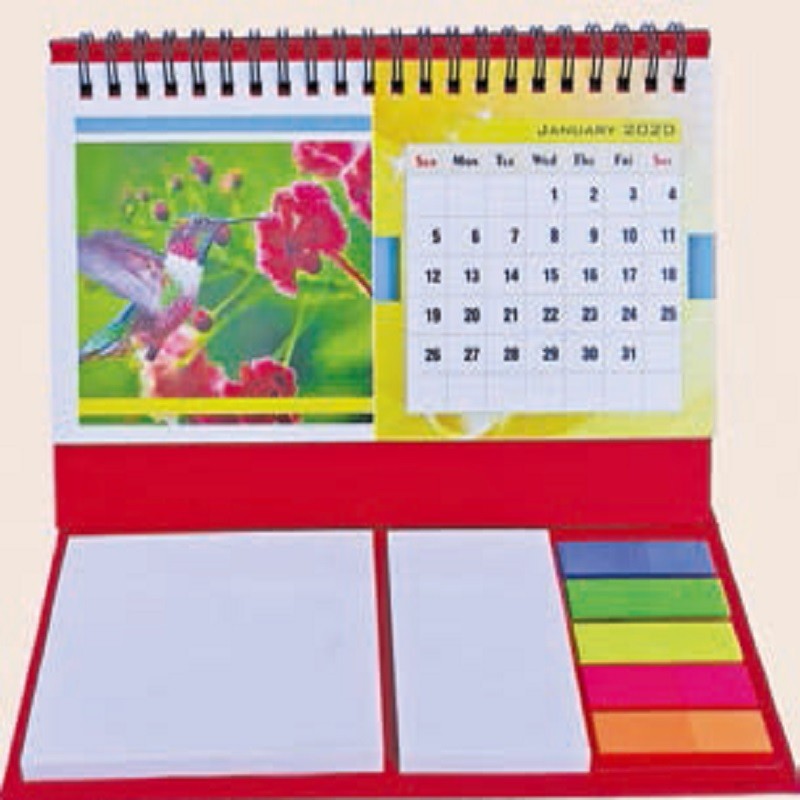 Eco-Friendly Sticky Note  Pad With Calendar