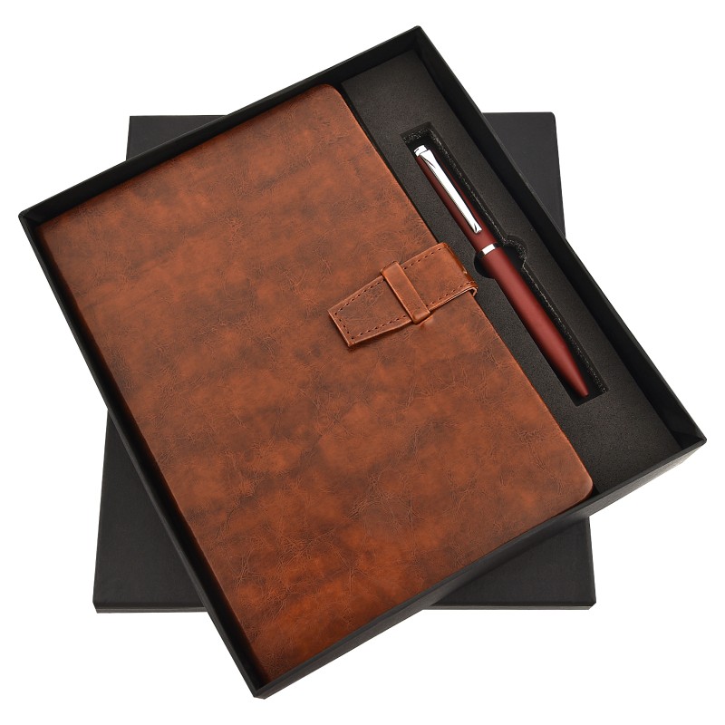Textured Leather  Pen & Diary