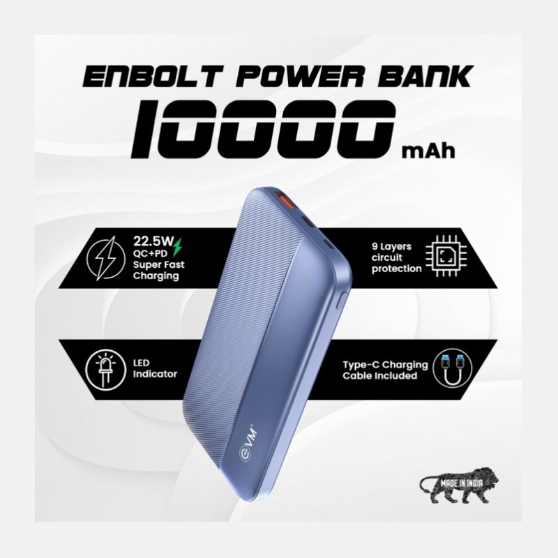 ENBOLT POWER BANK 10000MAH 22.5W QC+PD