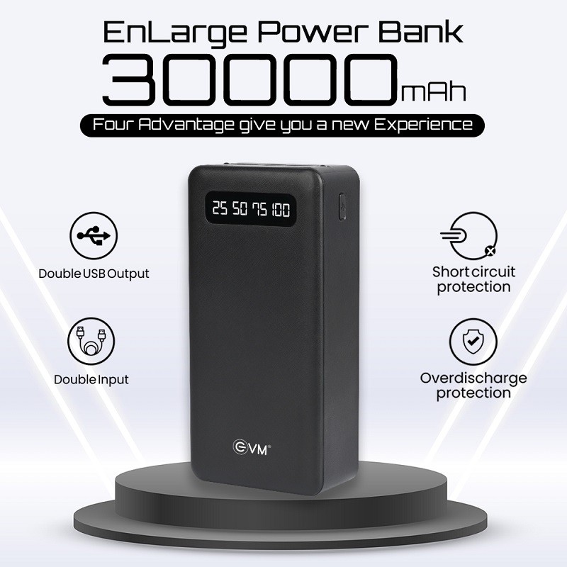 ENLARGE POWER BANK 30000MAH