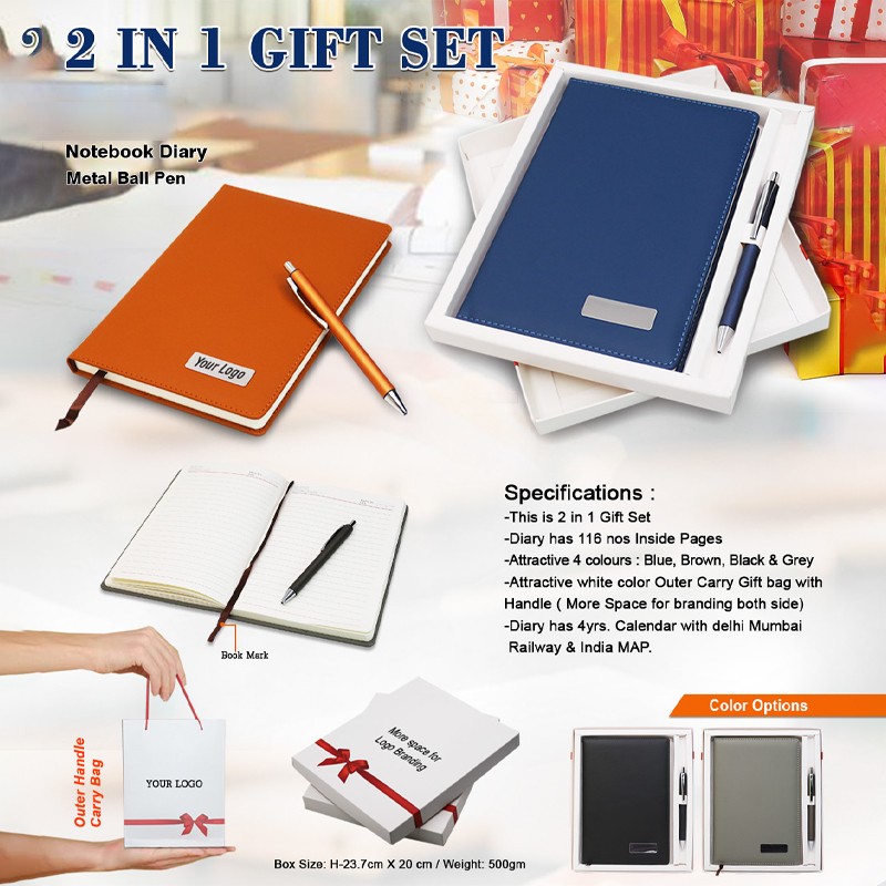 PU Leather and Metal Pen