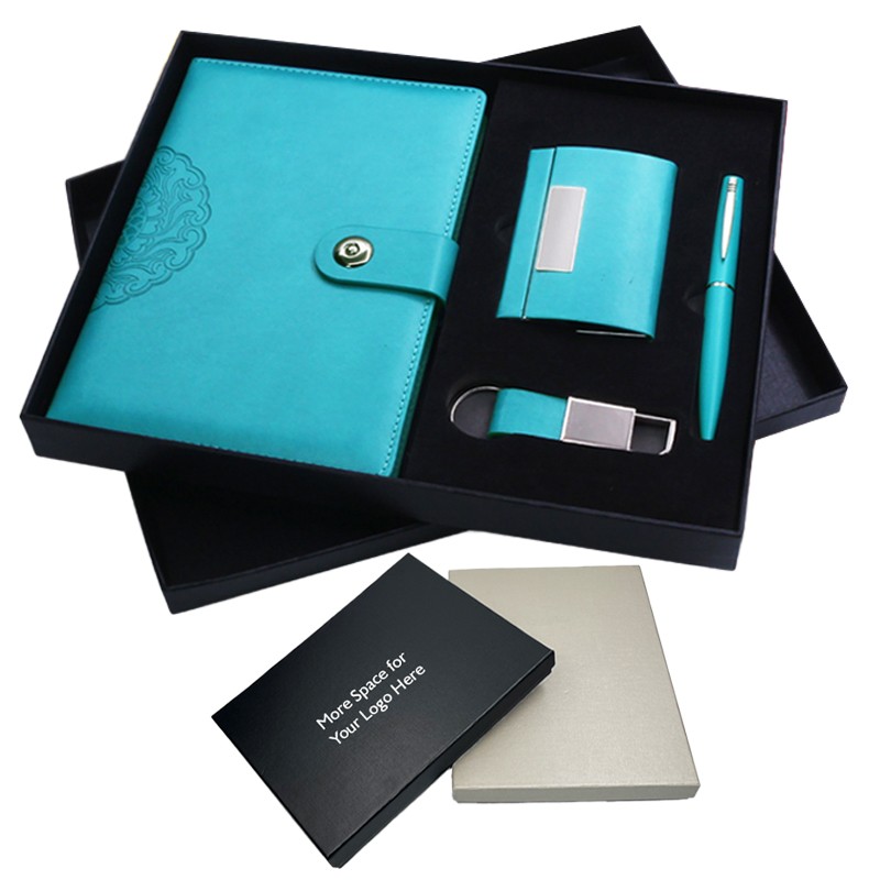 PU Diary, Metal Pen, Metal Keychain, Business Card Holder