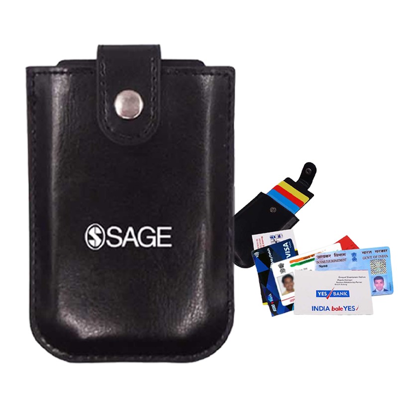 Business Visiting Card & ID Card Pull Pouch