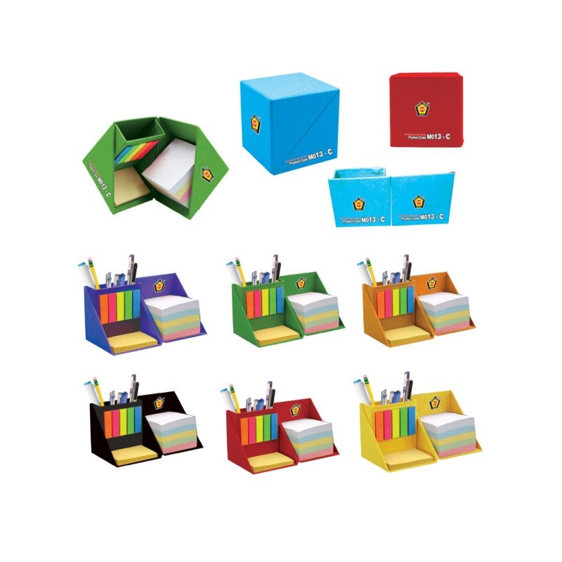 Multi Colour Memo Cube Note Pad