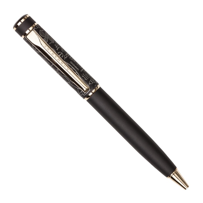 Black Matte Watermark Ball Pen Set