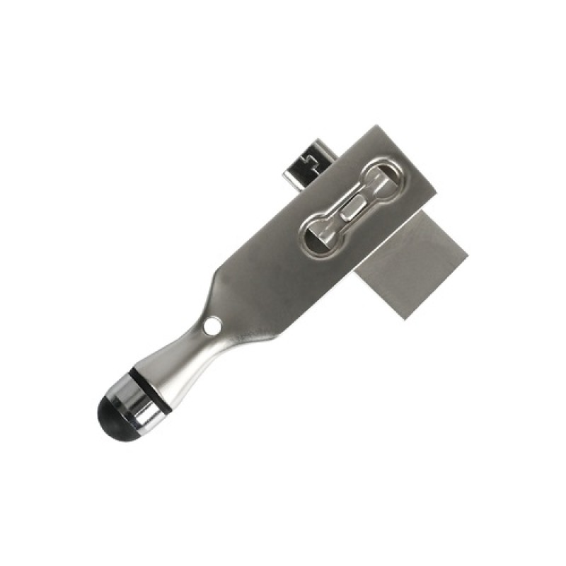 Silver Bat-shaped Metal OTG Pendrive - 16GB