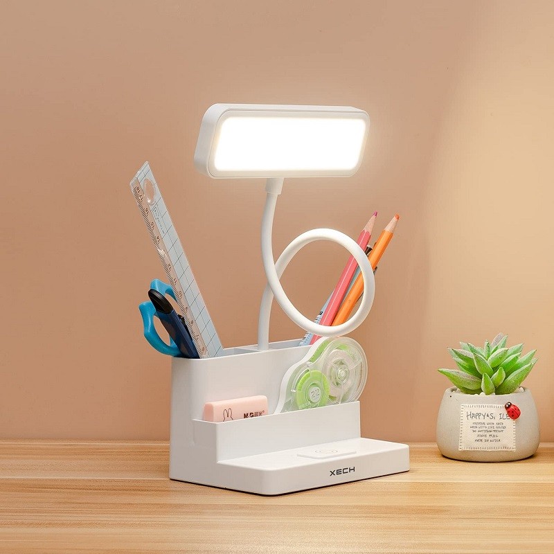 Desky Lamp with Stationery Holder