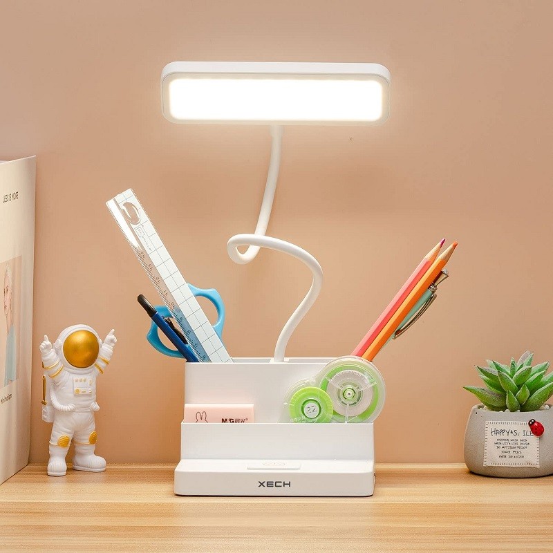 Desky Lamp with Stationery Holder