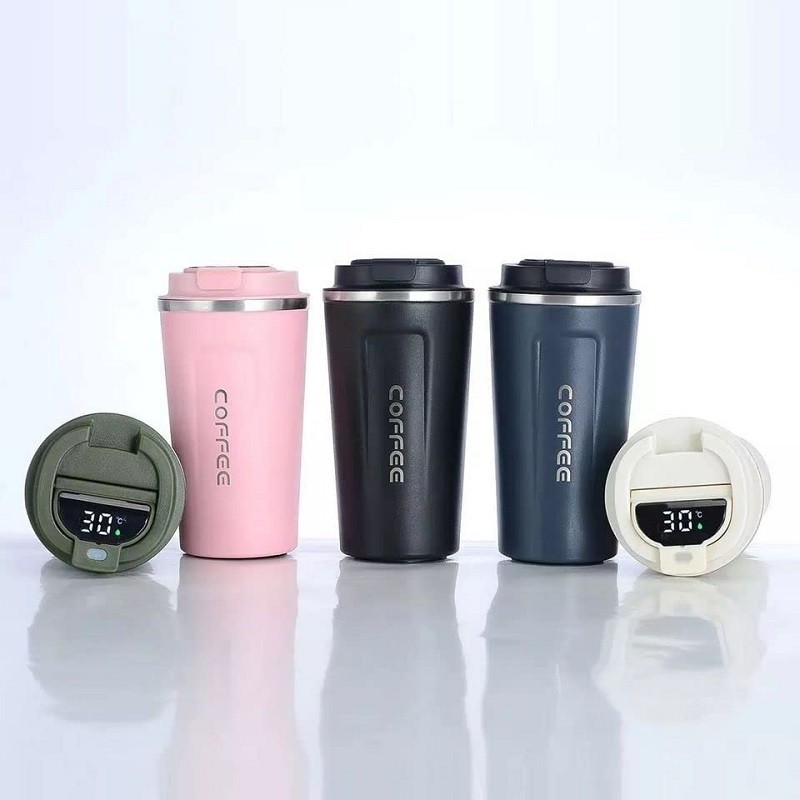Stainless Steel Coffee Mug Smart LED Temperature