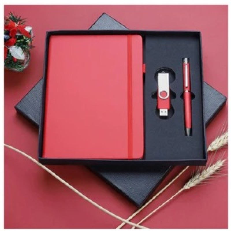 Kit Of Premium Notebook, Pen and 32GB USB Pen Drive