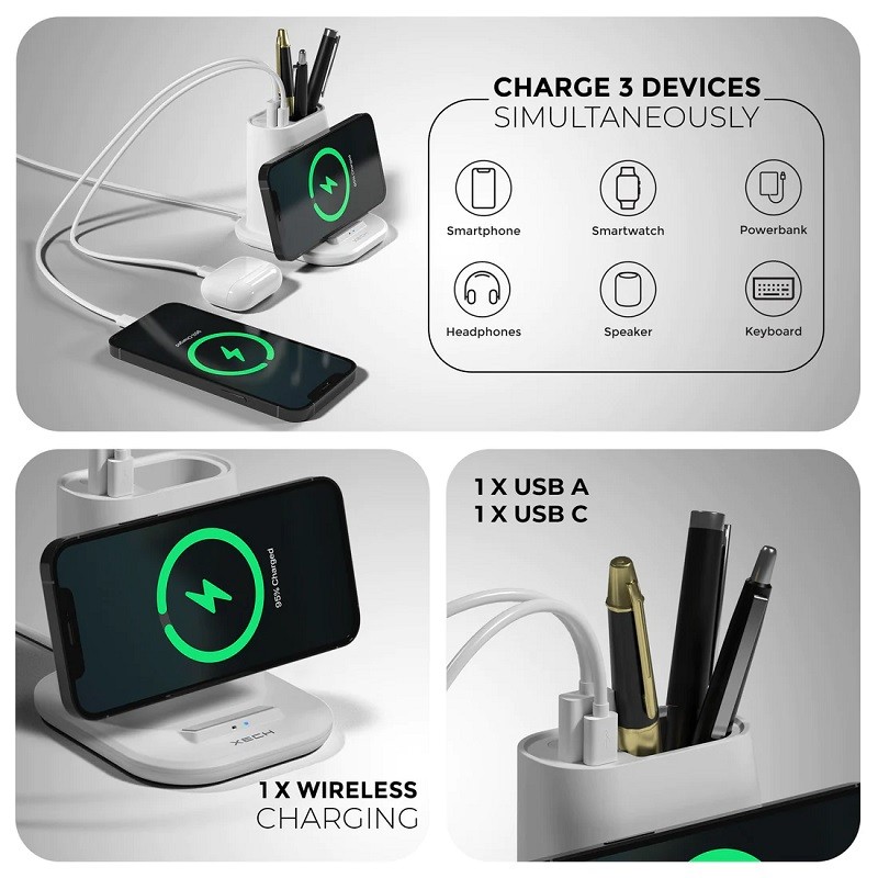 Quest - Multifunctional Pen Stand with Wireless Charger